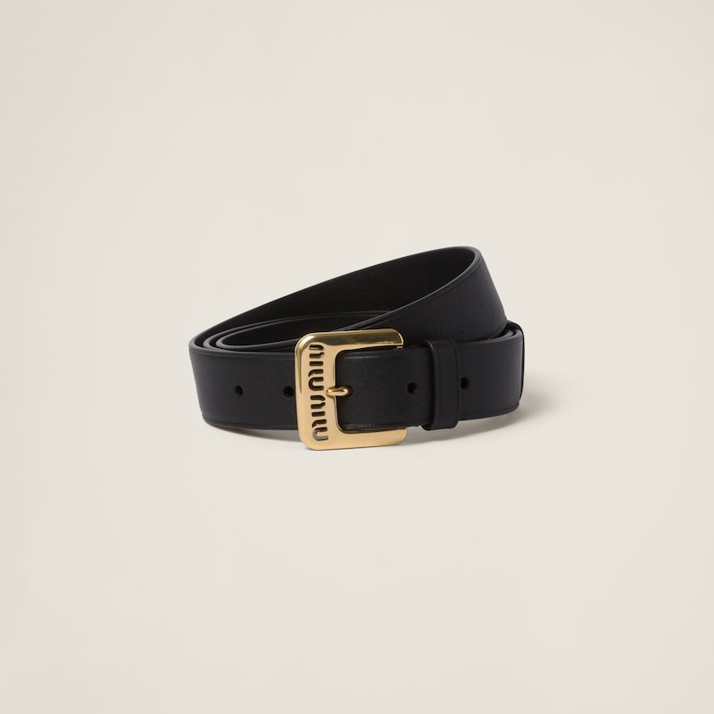 Nappa leather belt - Image 1